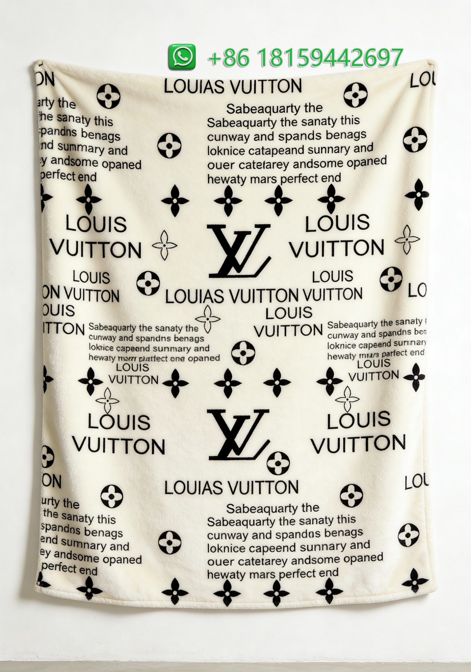 Louis Vuitton Throw Blankets